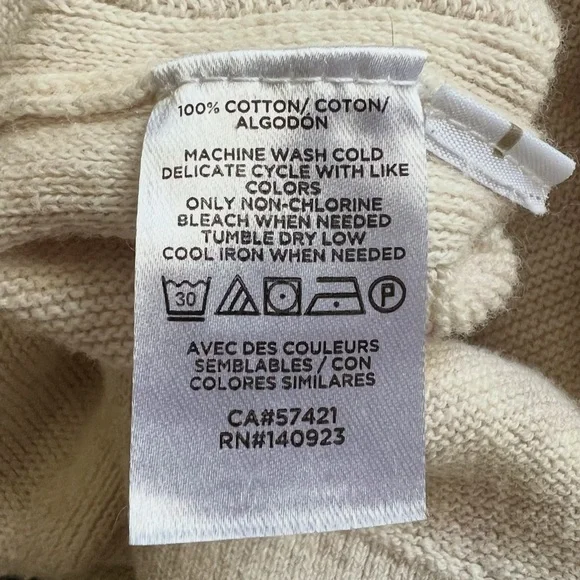 Lou & Gray Double V Cotton Sweater - Picture 10 of 10